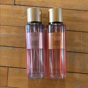NWT Victoria's Secret Velvet Petals & Amber Romance Body Wash Set